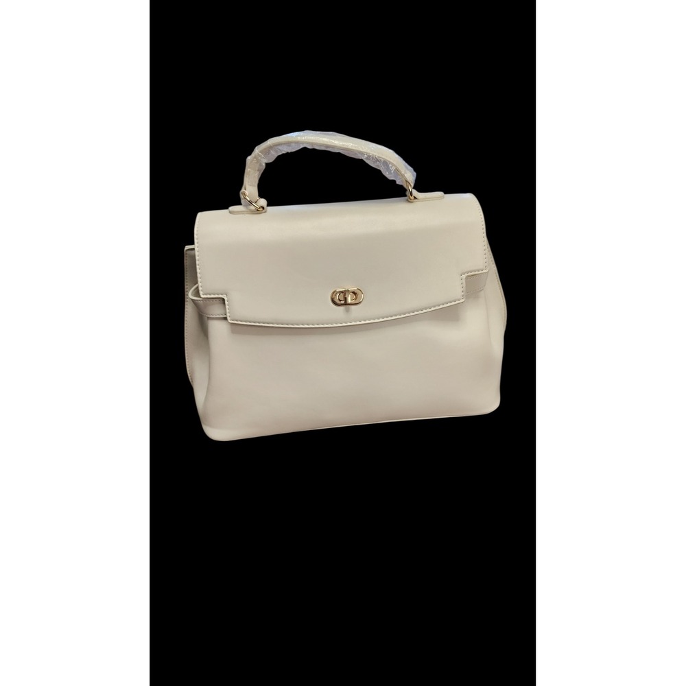 Cavalli Class Tatiana Large Top Handle Bag‎ White Asparagus CCS25605 WHAS NEW